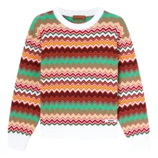 Свитер с узором шеврон
