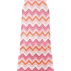 платье с узором зигзаг