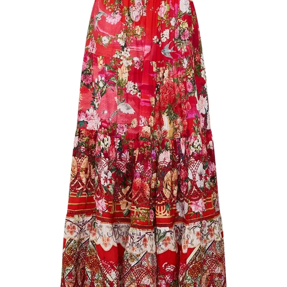 Макси-юбка Sweet Home Alexandria с ярусами