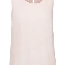 Льняной топ без рукавов