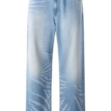 Джинсы с зебровым узором Джинсы с зебровым узором