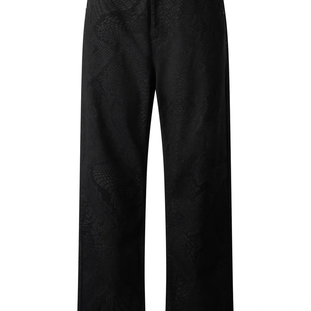 Брюки со змеиным принтом