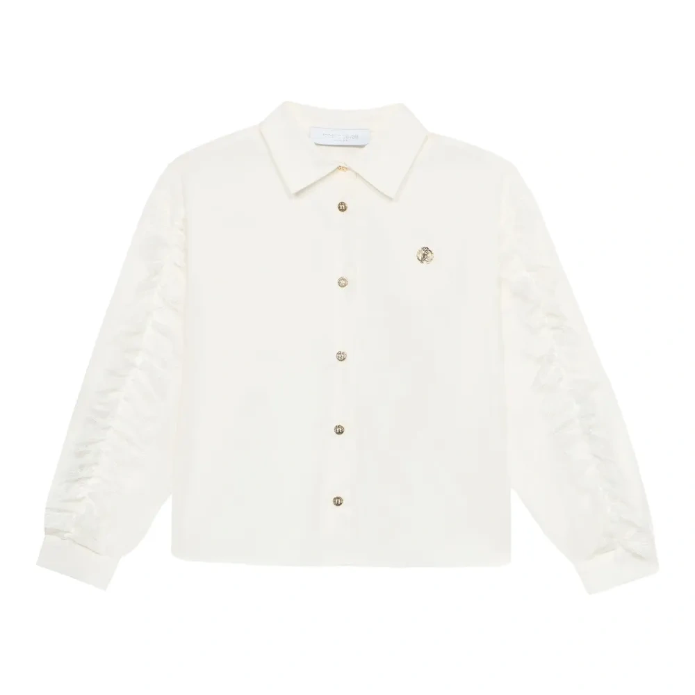 Рубашка с вышитым логотипом