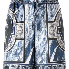 Шорты с абстрактным принтом