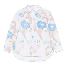 Рубашка с цветочным принтом