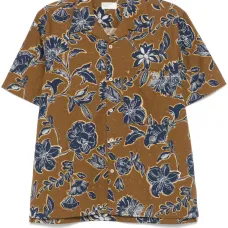 Рубашка с цветочным принтом