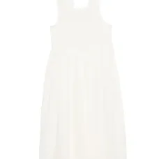 Платье миди с кружевом