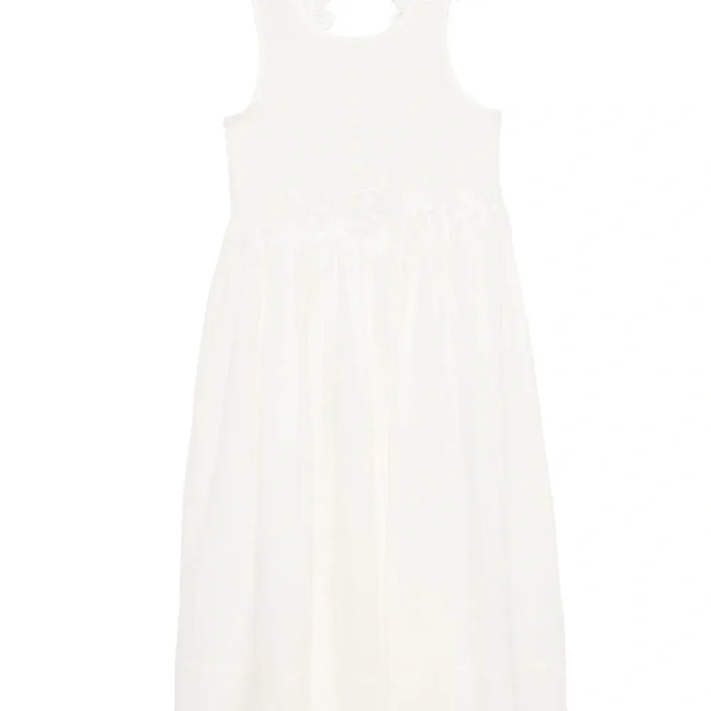 Платье миди с кружевом