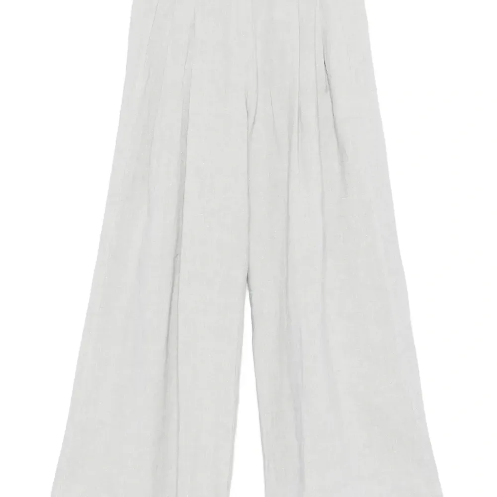 Брюки палаццо с люрексом