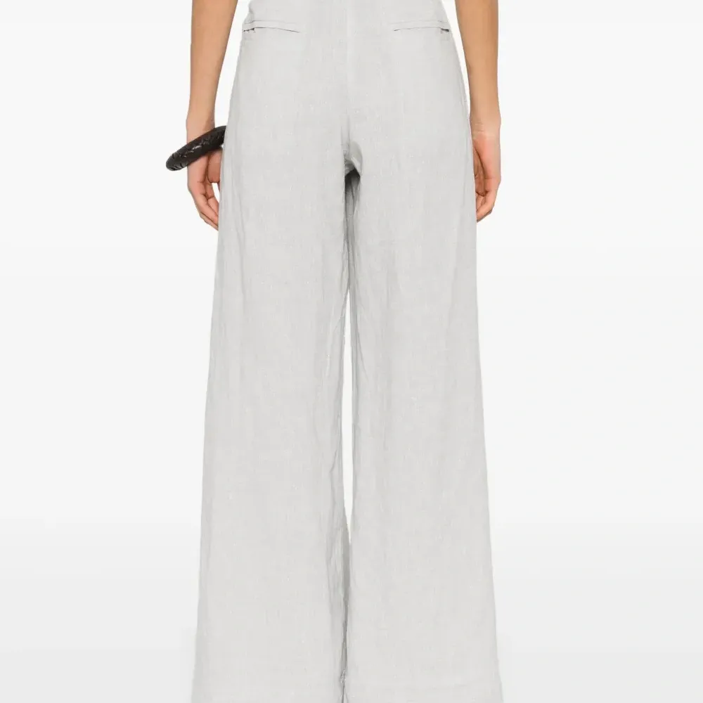 Брюки палаццо с люрексом