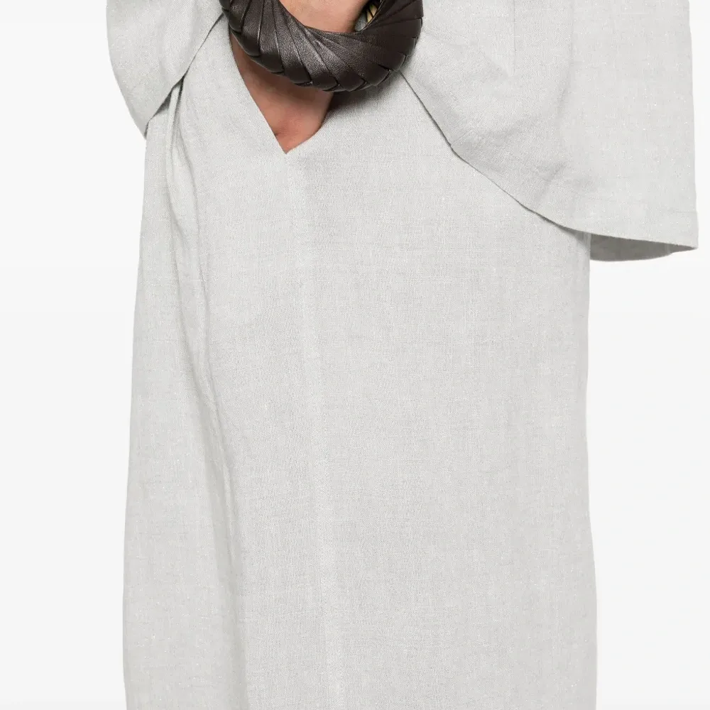 Брюки палаццо с люрексом