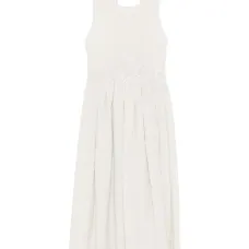 Платье миди с кружевом