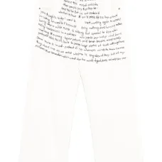 Джинсы с вышивкой