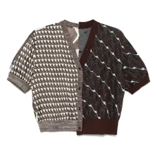 Кардиган со вставками