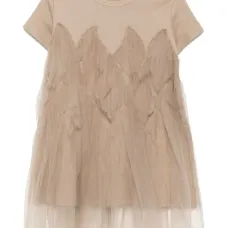 Платье со вставками