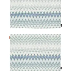 Набор из двух салфеток с узором зигзаг