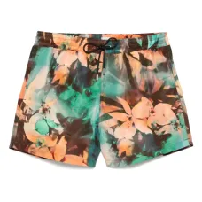 Плавки-шорты с цветочным принтом
