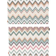 Набор из двух салфеток с узором зигзаг