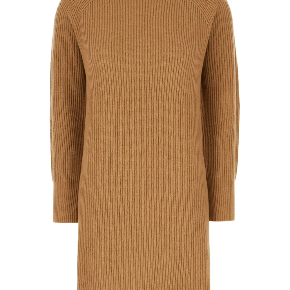 платье миди в рубчик