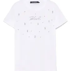 Футболка с декорированным логотипом