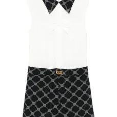 Комбинезон с жаккардовым логотипом