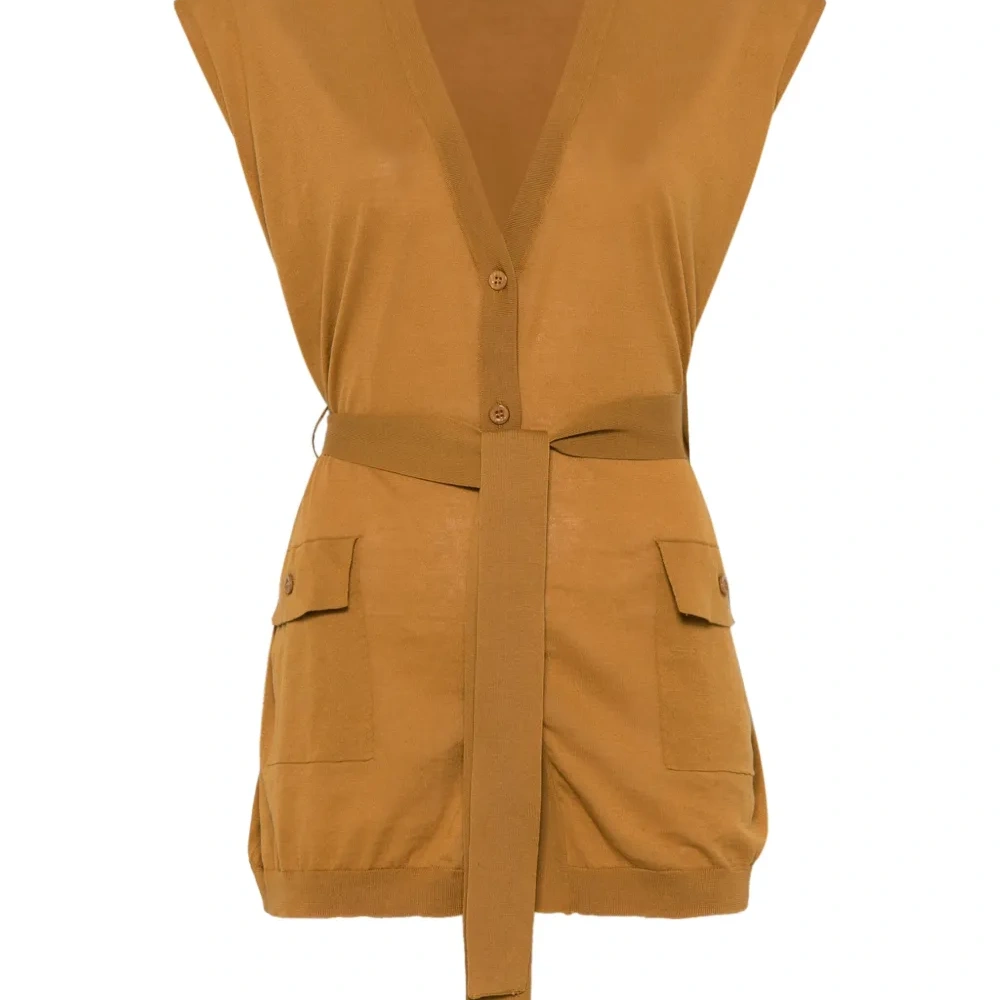 Жакет тонкой вязки