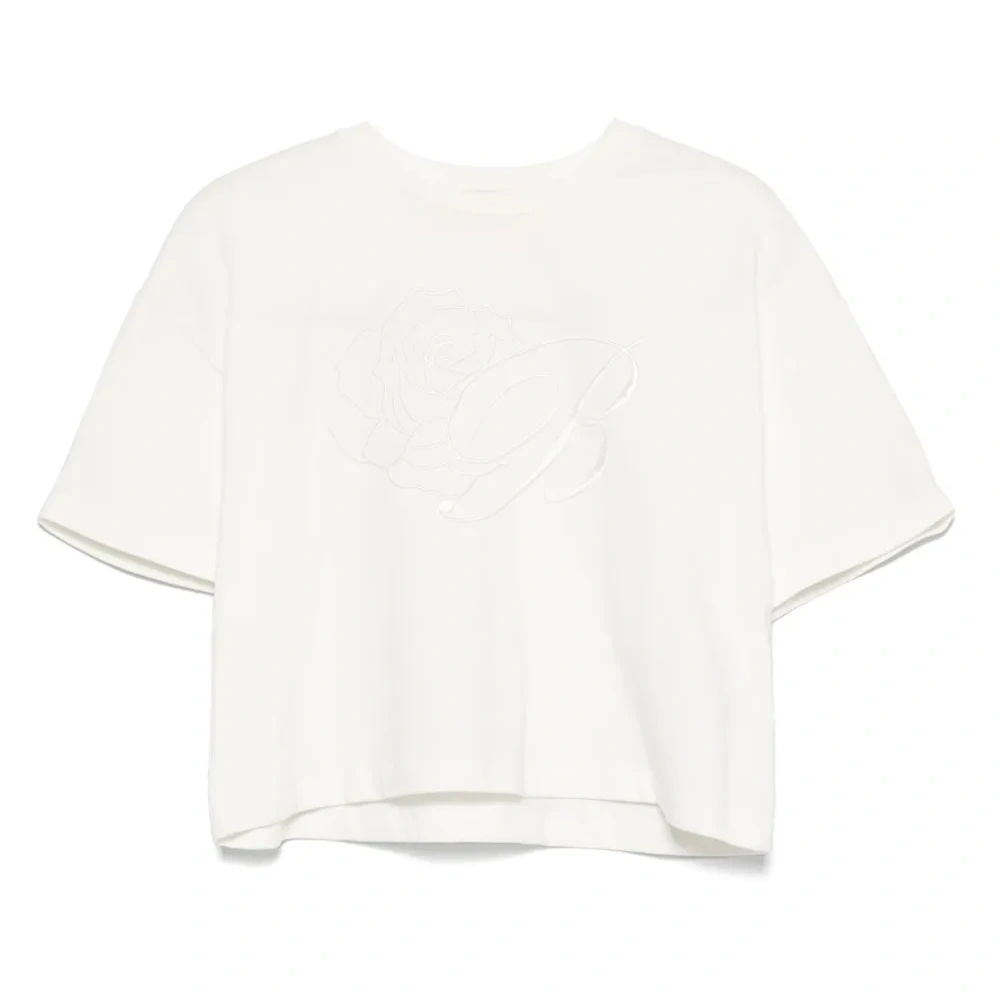 футболка с вышитым логотипом