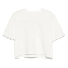 футболка с вышитым логотипом