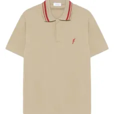 Рубашка поло с вышитым логотипом