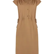 Поплиновое платье-рубашка