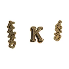 Набор из трех значков с логотипом