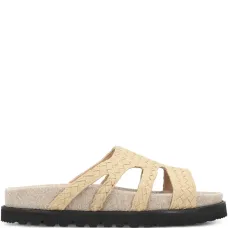 Плетеные босоножки с закругленным носком Плетеные босоножки с закругленным носком