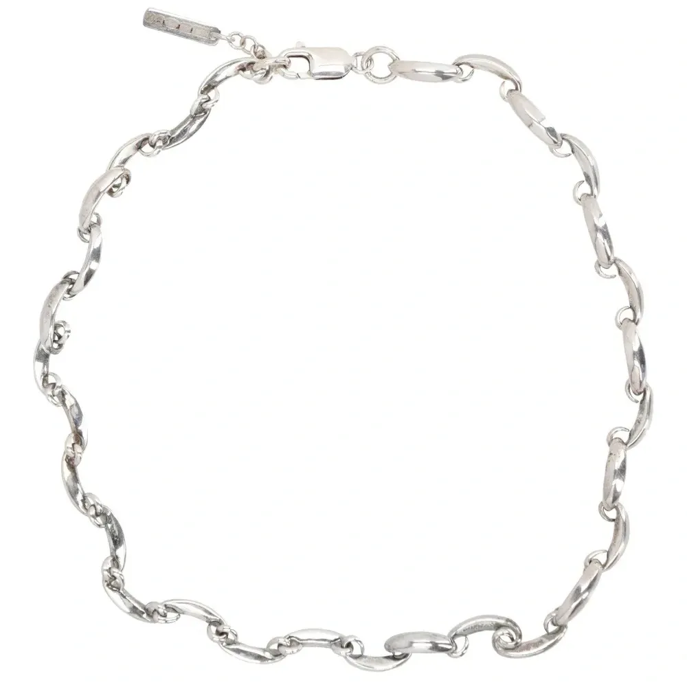 Серебряное колье