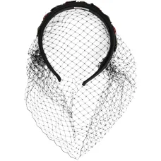 Ободок с бусинами в виде жуков