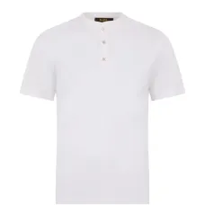 Футболка с воротником хенли