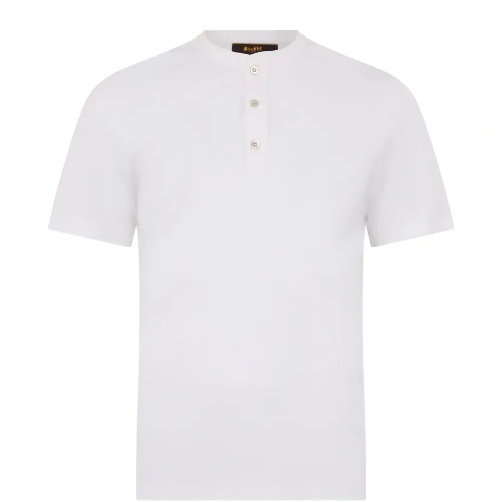 Футболка с воротником хенли