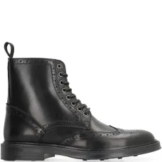 Ботинки с брогированием