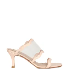 Босоножки с волнистым краем Босоножки с волнистым краем