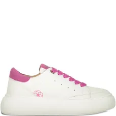 Кроссовки с цветочной аппликацией