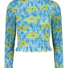 топ с длинными рукавами и принтом