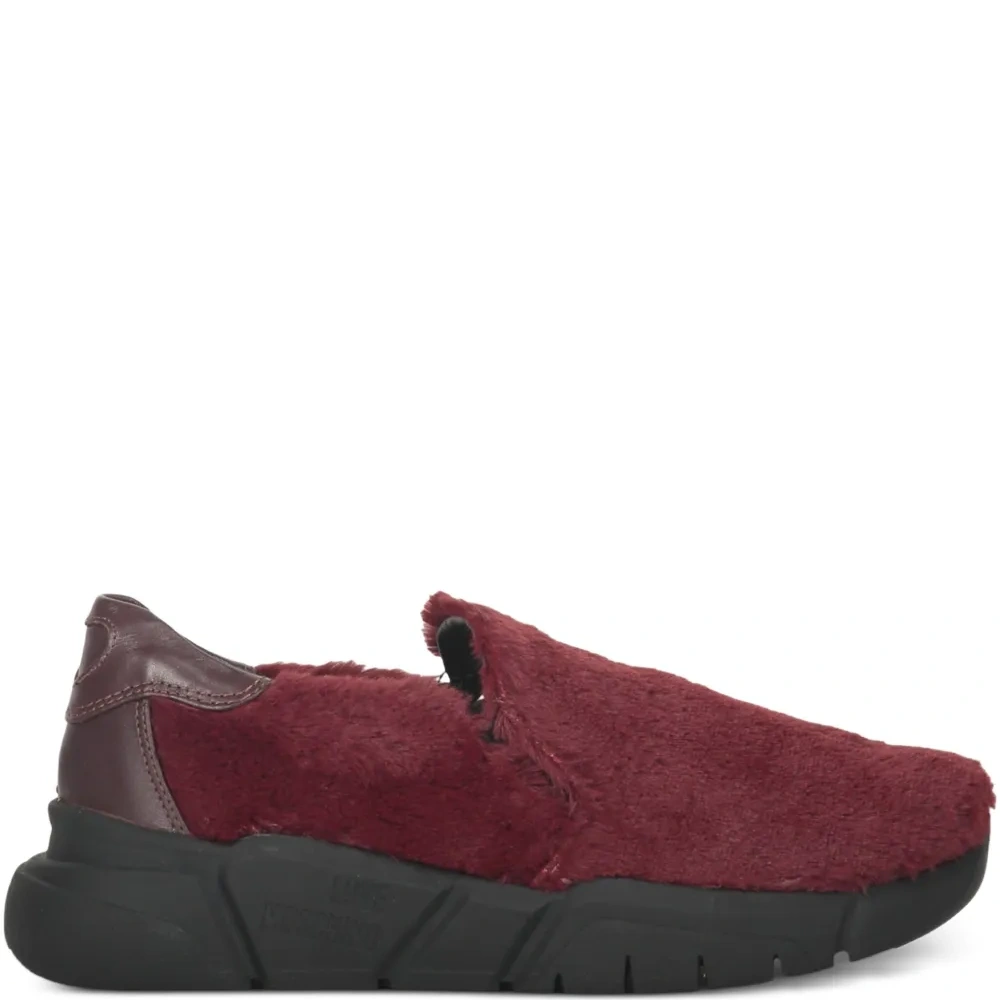 Слипоны с искусственным мехом