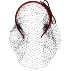 Ободок для волос с бантом из сетки Ободок для волос с бантом из сетки