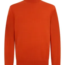 Свитер с высоким воротником и длинными рукавами