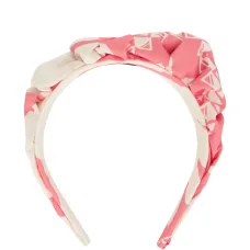 Собранная (драпированная) обруч для волос с принтом