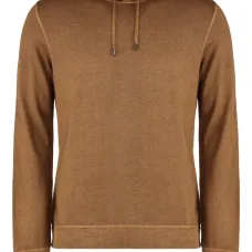 Свитер в рубчик с капюшоном