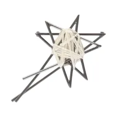 декорированная брошь