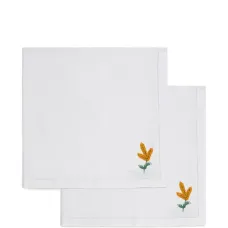 набор из двух салфеток с вышивкой