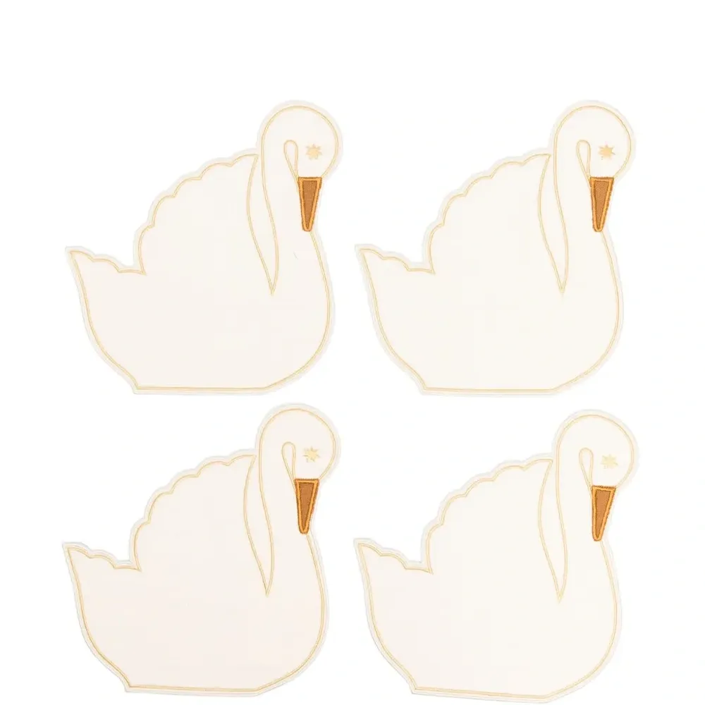 Набор Swan из четырех салфеток