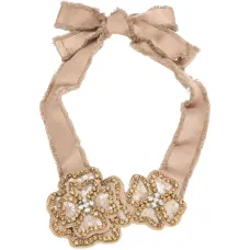 Ожерелье с цветочным декором