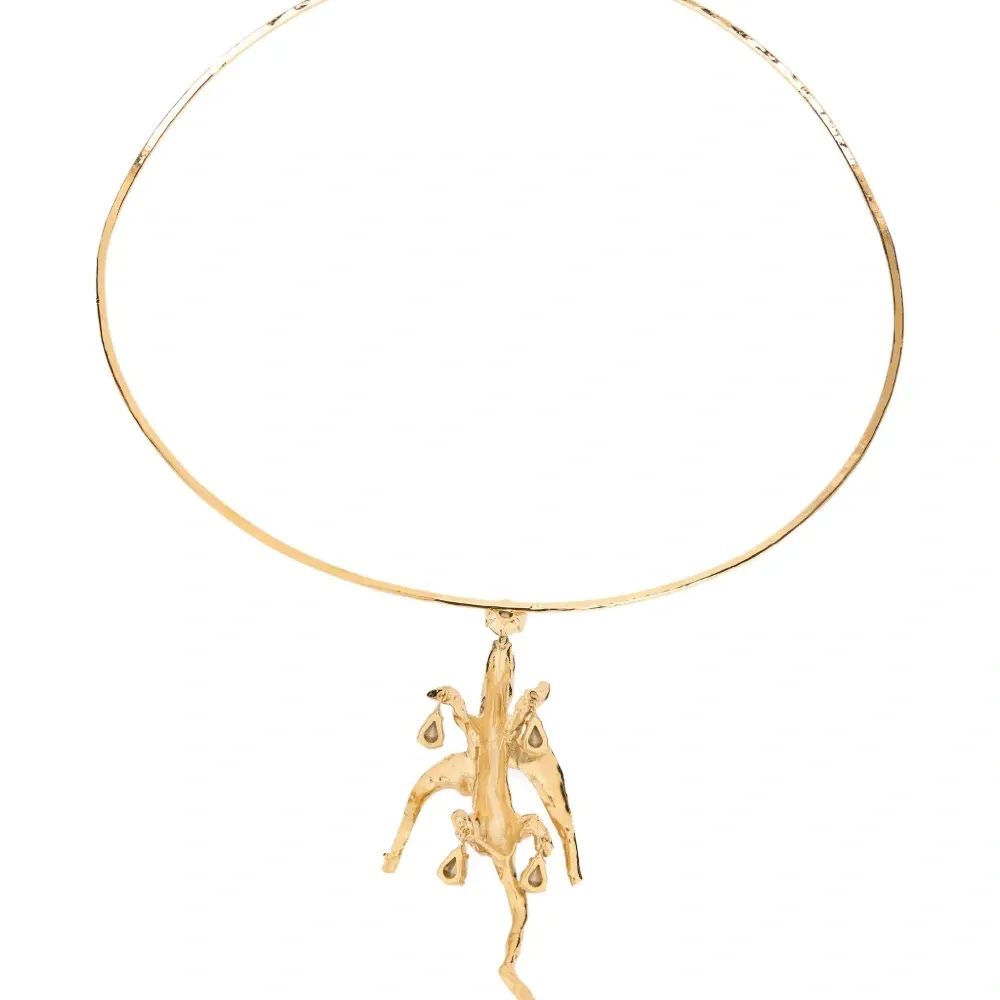 Кулон-ожерелье в виде ящерицы